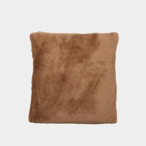 Home Beautiful Brown Polyester Cushion Cover Home Beautiful Brown Polyester Cushion Cover