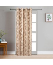 Home Beautiful 7ft. Soft Beige Printed Eyelet Curtains - (M2755) Home Beautiful 7ft. Soft Beige Printed Eyelet Curtains - (M2755)