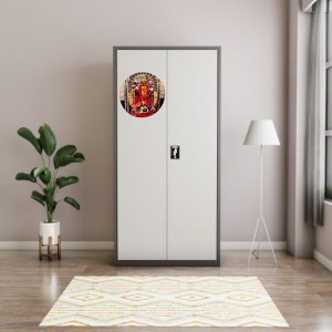 Stainless Steel Round Maa Kali Fridge Magnet | Devotional & Decorative Refrigerator Magnet for Home & Office | Pack of 1 Stainless Steel Round Maa Kali Fridge Magnet | Devotional & Decorative Refrigerator Magnet for Home & Office | Pack of 1