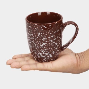 Hitech Sales 300 ml Brown Stoneware Mug Brown | Microwave Safe Ceramic Cup | Ideal for Daily Use Hitech Sales 300 ml Brown Stoneware Mug Brown | Microwave Safe Ceramic Cup | Ideal for Daily Use