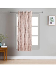 Home Beautiful 5ft. Brown Printed Eyelet Curtains - (M2859)