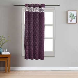 Home Beautiful 5 ft. Dark Grey Polyester Curtain - (M2777) Home Beautiful 5 ft. Dark Grey Polyester Curtain - (M2777)