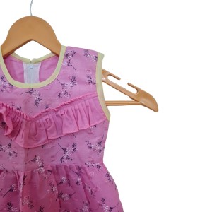 Cotton Sleeveless Baby Girl Frock for 0-9 Months – Soft & Comfortable Dress for Newborns & Infants (2, Pink) Cotton Sleeveless Baby Girl Frock for 0-9 Months – Soft & Comfortable Dress for Newborns & Infants (2, Pink)