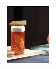 Natural Wooden Lid for Glass Tumblers and Carafes – Airtight Drink Cover