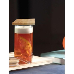Natural Wooden Lid for Glass Tumblers and Carafes – Airtight Drink Cover Natural Wooden Lid for Glass Tumblers and Carafes – Airtight Drink Cover