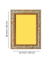 Swami Dayanand Saraswati Spiritual Guru Digital Photo In Designer Frame, Size 14x18 Inch | Hindu Religious Picture For Home Temple, Office & Gift | Wall Art & Pooja Decor (F10464)