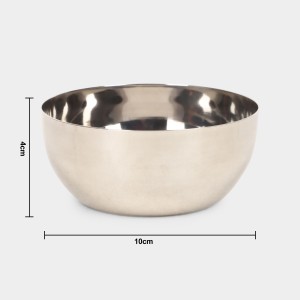 60 ml Steel Bowl 1 0 cm Dia. (Pack of 1) 60 ml Steel Bowl 1 0 cm Dia. (Pack of 1)