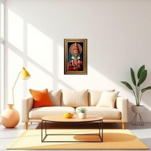 Kathakali Digital Golden Balck Color Photo Frame | Hindu Religious Wall Decor | 10x16 Inches - Inspirational Wall Art for Office, Home Decor - Ideal Spiritual Gift (F16506) Kathakali Digital Golden Balck Color Photo Frame | Hindu Religious Wall Decor | 10x16 Inches - Inspirational Wall Art for Office, Home Decor - Ideal Spiritual Gift (F16506)