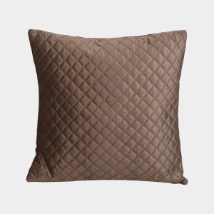 Home Beautiful Brown Microfiber Cushion Cover