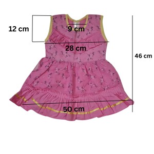 Cotton Sleeveless Baby Girl Frock for 0-9 Months – Soft & Comfortable Dress for Newborns & Infants (2, Pink) Cotton Sleeveless Baby Girl Frock for 0-9 Months – Soft & Comfortable Dress for Newborns & Infants (2, Pink)