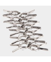 Steel Cloth Clips-Set of 12, 1 2