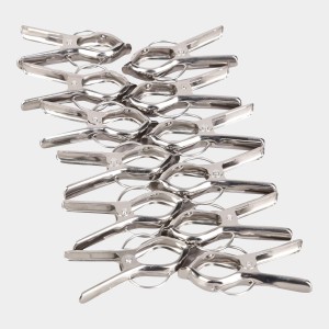 Steel Cloth Clips-Set of 12, 1 2