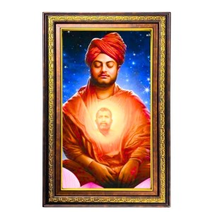 Swami Vivekananda Digital Golden Balck Color Photo Frame | Hindu Religious Wall Decor | 14x20 Inches - Inspirational Wall Art for Office, Home Decor - Ideal Spiritual Gift (F16615) Swami Vivekananda Digital Golden Balck Color Photo Frame | Hindu Religious Wall Decor | 14x20 Inches - Inspirational Wall Art for Office, Home Decor - Ideal Spiritual Gift (F16615)