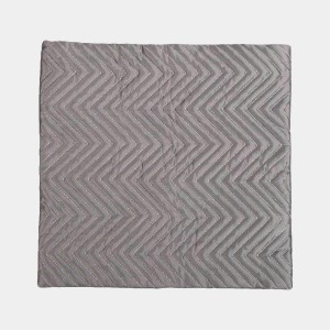 Home Beautiful Grey Microfiber Cushion Cover