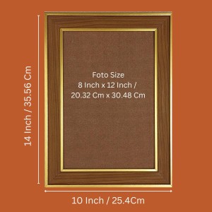 Jay Swaminarayan Photo Frame - 10x14 Inches, Brown Wooden Frame for Home, Office & Temple Decoration Jay Swaminarayan Photo Frame - 10x14 Inches, Brown Wooden Frame for Home, Office & Temple Decoration