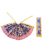 HiTechMart Designer Dress for Laddu Gopal | Matarani Dress for Durga, Laxmi, Radha Rani | Lehenga Patka/Chunari for Goddess Idols | God Clothes for Matarani & Devi Murti Shringar HiTechMart Designer Dress for Laddu Gopal | Matarani Dress for Durga, Laxmi, Radha Rani | Lehenga Patka/Chunari for Goddess Idols | God Clothes for Matarani & Devi Murti Shringar