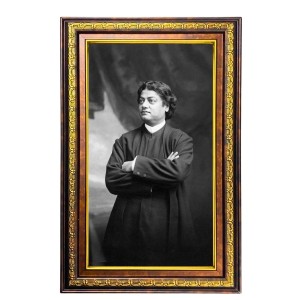 Swami Vivekananda Digital Golden Balck Color Photo Frame | Hindu Religious Wall Decor | 12x18 Inches - Inspirational Wall Art for Office, Home Decor - Ideal Spiritual Gift (F16616) Swami Vivekananda Digital Golden Balck Color Photo Frame | Hindu Religious Wall Decor | 12x18 Inches - Inspirational Wall Art for Office, Home Decor - Ideal Spiritual Gift (F16616)
