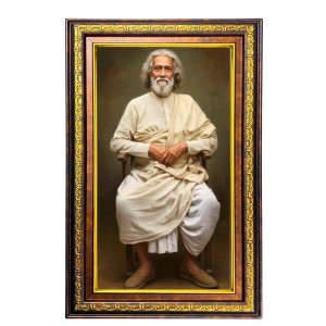 Swami Yukteswar Digital Golden Balck Color Photo Frame | Hindu Religious Wall Decor | 12x18 Inches - Inspirational Wall Art for Office, Home Decor - Ideal Spiritual Gift (F16954) Swami Yukteswar Digital Golden Balck Color Photo Frame | Hindu Religious Wall Decor | 12x18 Inches - Inspirational Wall Art for Office, Home Decor - Ideal Spiritual Gift (F16954)