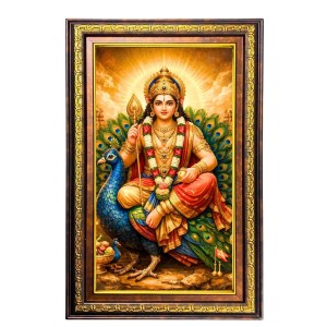 Kubera Digital Golden Balck Color Photo Frame | Hindu Religious Wall Decor | 10x16 Inches - Inspirational Wall Art for Office, Home Decor - Ideal Spiritual Gift (F16725) Kubera Digital Golden Balck Color Photo Frame | Hindu Religious Wall Decor | 10x16 Inches - Inspirational Wall Art for Office, Home Decor - Ideal Spiritual Gift (F16725)