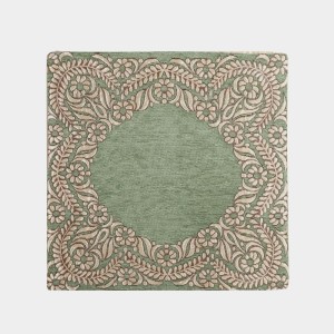 Home Beautiful Green Polyester Cushion Cover