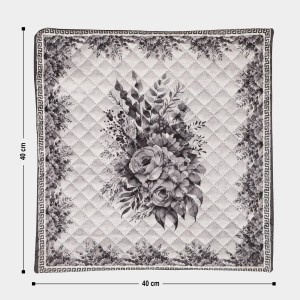 Home Beautiful Grey Polyester Cushion Cover Home Beautiful Grey Polyester Cushion Cover