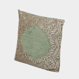 Home Beautiful Green Polyester Cushion Cover
