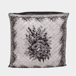 Home Beautiful Grey Polyester Cushion Cover Home Beautiful Grey Polyester Cushion Cover