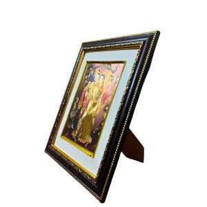 Golden Photo Frame for Home Decor & Puja Room | Decorative Religious Wall Art with Golden Finish | Hindu God Frame for Temple, Living Room, Office & Gift Purpose Golden Photo Frame for Home Decor & Puja Room | Decorative Religious Wall Art with Golden Finish | Hindu God Frame for Temple, Living Room, Office & Gift Purpose
