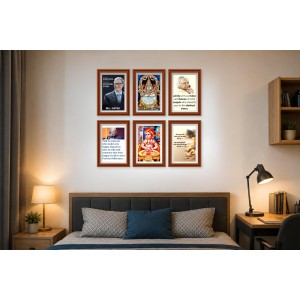 Pack Of 6 Laminated A4 Wall Posters | Spiritual, Motivational & Inspirational Designs | 250 GSM Photo Paper | Water-Resistant | Double-Sided Tape (F38977) Pack Of 6 Laminated A4 Wall Posters | Spiritual, Motivational & Inspirational Designs | 250 GSM Photo Paper | Water-Resistant | Double-Sided Tape (F38977)