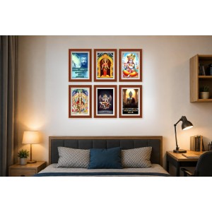 Pack Of 6 Laminated A4 Wall Posters | Spiritual, Motivational & Inspirational Designs | 250 GSM Photo Paper | Water-Resistant | Double-Sided Tape (F39187) Pack Of 6 Laminated A4 Wall Posters | Spiritual, Motivational & Inspirational Designs | 250 GSM Photo Paper | Water-Resistant | Double-Sided Tape (F39187)