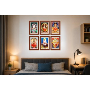 Pack Of 6 Laminated A4 Wall Posters | Spiritual, Motivational & Inspirational Designs | 250 GSM Photo Paper | Water-Resistant | Double-Sided Tape (F39157) Pack Of 6 Laminated A4 Wall Posters | Spiritual, Motivational & Inspirational Designs | 250 GSM Photo Paper | Water-Resistant | Double-Sided Tape (F39157)