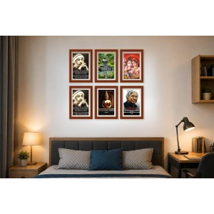 Pack Of 6 Laminated A4 Wall Posters | Spiritual, Motivational & Inspirational Designs | 250 GSM Photo Paper | Water-Resistant | Double-Sided Tape (F39393) Pack Of 6 Laminated A4 Wall Posters | Spiritual, Motivational & Inspirational Designs | 250 GSM Photo Paper | Water-Resistant | Double-Sided Tape (F39393)