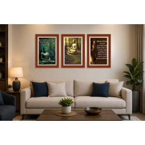 Pack Of 6 Laminated A4 Wall Posters | Spiritual, Motivational & Inspirational Designs | 250 GSM Photo Paper | Water-Resistant | Double-Sided Tape (F39251) Pack Of 6 Laminated A4 Wall Posters | Spiritual, Motivational & Inspirational Designs | 250 GSM Photo Paper | Water-Resistant | Double-Sided Tape (F39251)