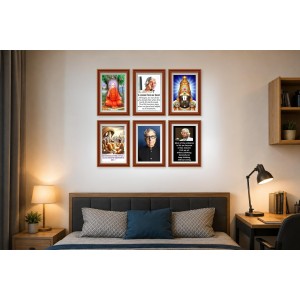 Pack Of 6 Laminated A4 Wall Posters | Spiritual, Motivational & Inspirational Designs | 250 GSM Photo Paper | Water-Resistant | Double-Sided Tape (F39425) Pack Of 6 Laminated A4 Wall Posters | Spiritual, Motivational & Inspirational Designs | 250 GSM Photo Paper | Water-Resistant | Double-Sided Tape (F39425)