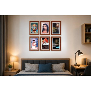 Pack Of 6 Laminated A4 Wall Posters | Spiritual, Motivational & Inspirational Designs | 250 GSM Photo Paper | Water-Resistant | Double-Sided Tape (F39269) Pack Of 6 Laminated A4 Wall Posters | Spiritual, Motivational & Inspirational Designs | 250 GSM Photo Paper | Water-Resistant | Double-Sided Tape (F39269)