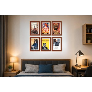 Pack Of 6 Laminated A4 Wall Posters | Spiritual, Motivational & Inspirational Designs | 250 GSM Photo Paper | Water-Resistant | Double-Sided Tape (F39265) Pack Of 6 Laminated A4 Wall Posters | Spiritual, Motivational & Inspirational Designs | 250 GSM Photo Paper | Water-Resistant | Double-Sided Tape (F39265)