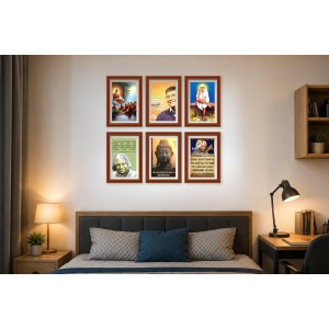Pack Of 6 Laminated A4 Wall Posters | Spiritual, Motivational & Inspirational Designs | 250 GSM Photo Paper | Water-Resistant | Double-Sided Tape (F39390) Pack Of 6 Laminated A4 Wall Posters | Spiritual, Motivational & Inspirational Designs | 250 GSM Photo Paper | Water-Resistant | Double-Sided Tape (F39390)
