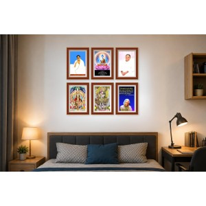 Pack Of 6 Laminated A4 Wall Posters | Spiritual, Motivational & Inspirational Designs | 250 GSM Photo Paper | Water-Resistant | Double-Sided Tape (F39366) Pack Of 6 Laminated A4 Wall Posters | Spiritual, Motivational & Inspirational Designs | 250 GSM Photo Paper | Water-Resistant | Double-Sided Tape (F39366)