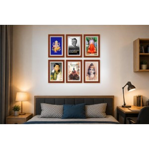 Pack Of 6 Laminated A4 Wall Posters | Spiritual, Motivational & Inspirational Designs | 250 GSM Photo Paper | Water-Resistant | Double-Sided Tape (F39376) Pack Of 6 Laminated A4 Wall Posters | Spiritual, Motivational & Inspirational Designs | 250 GSM Photo Paper | Water-Resistant | Double-Sided Tape (F39376)