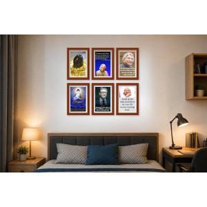 Pack Of 6 Laminated A4 Wall Posters | Spiritual, Motivational & Inspirational Designs | 250 GSM Photo Paper | Water-Resistant | Double-Sided Tape (F39231) Pack Of 6 Laminated A4 Wall Posters | Spiritual, Motivational & Inspirational Designs | 250 GSM Photo Paper | Water-Resistant | Double-Sided Tape (F39231)