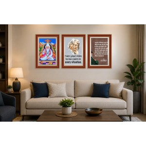 Pack Of 6 Laminated A4 Wall Posters | Spiritual, Motivational & Inspirational Designs | 250 GSM Photo Paper | Water-Resistant | Double-Sided Tape (F39127) Pack Of 6 Laminated A4 Wall Posters | Spiritual, Motivational & Inspirational Designs | 250 GSM Photo Paper | Water-Resistant | Double-Sided Tape (F39127)