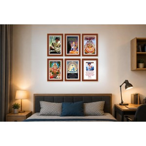 Pack Of 6 Laminated A4 Wall Posters | Spiritual, Motivational & Inspirational Designs | 250 GSM Photo Paper | Water-Resistant | Double-Sided Tape (F39409) Pack Of 6 Laminated A4 Wall Posters | Spiritual, Motivational & Inspirational Designs | 250 GSM Photo Paper | Water-Resistant | Double-Sided Tape (F39409)