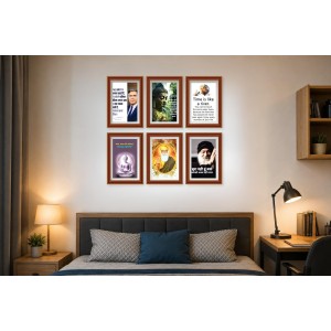 Pack Of 6 Laminated A4 Wall Posters | Spiritual, Motivational & Inspirational Designs | 250 GSM Photo Paper | Water-Resistant | Double-Sided Tape (F39199) Pack Of 6 Laminated A4 Wall Posters | Spiritual, Motivational & Inspirational Designs | 250 GSM Photo Paper | Water-Resistant | Double-Sided Tape (F39199)