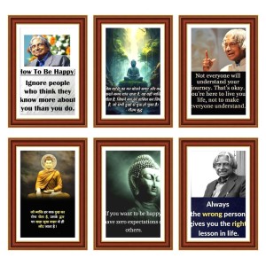 Pack Of 6 Laminated A4 Wall Posters | Spiritual, Motivational & Inspirational Designs | 250 GSM Photo Paper | Water-Resistant | Double-Sided Tape (F38949) Pack Of 6 Laminated A4 Wall Posters | Spiritual, Motivational & Inspirational Designs | 250 GSM Photo Paper | Water-Resistant | Double-Sided Tape (F38949)