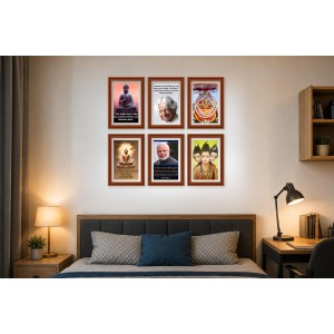 Pack Of 6 Laminated A4 Wall Posters | Spiritual, Motivational & Inspirational Designs | 250 GSM Photo Paper | Water-Resistant | Double-Sided Tape (F39214) Pack Of 6 Laminated A4 Wall Posters | Spiritual, Motivational & Inspirational Designs | 250 GSM Photo Paper | Water-Resistant | Double-Sided Tape (F39214)