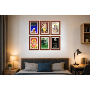 Pack Of 6 Laminated A4 Wall Posters | Spiritual, Motivational & Inspirational Designs | 250 GSM Photo Paper | Water-Resistant | Double-Sided Tape (F39406) Pack Of 6 Laminated A4 Wall Posters | Spiritual, Motivational & Inspirational Designs | 250 GSM Photo Paper | Water-Resistant | Double-Sided Tape (F39406)