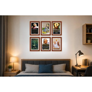 Pack Of 6 Laminated A4 Wall Posters | Spiritual, Motivational & Inspirational Designs | 250 GSM Photo Paper | Water-Resistant | Double-Sided Tape (F39239) Pack Of 6 Laminated A4 Wall Posters | Spiritual, Motivational & Inspirational Designs | 250 GSM Photo Paper | Water-Resistant | Double-Sided Tape (F39239)