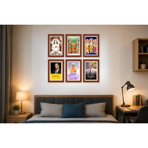 Pack Of 6 Laminated A4 Wall Posters | Spiritual, Motivational & Inspirational Designs | 250 GSM Photo Paper | Water-Resistant | Double-Sided Tape (F39145) Pack Of 6 Laminated A4 Wall Posters | Spiritual, Motivational & Inspirational Designs | 250 GSM Photo Paper | Water-Resistant | Double-Sided Tape (F39145)