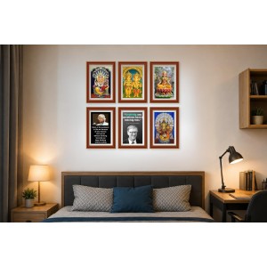 Pack Of 6 Laminated A4 Wall Posters | Spiritual, Motivational & Inspirational Designs | 250 GSM Photo Paper | Water-Resistant | Double-Sided Tape (F39363) Pack Of 6 Laminated A4 Wall Posters | Spiritual, Motivational & Inspirational Designs | 250 GSM Photo Paper | Water-Resistant | Double-Sided Tape (F39363)
