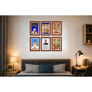 Pack Of 6 Laminated A4 Wall Posters | Spiritual, Motivational & Inspirational Designs | 250 GSM Photo Paper | Water-Resistant | Double-Sided Tape (F39361) Pack Of 6 Laminated A4 Wall Posters | Spiritual, Motivational & Inspirational Designs | 250 GSM Photo Paper | Water-Resistant | Double-Sided Tape (F39361)